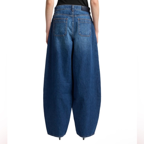 7 FOR ALL MANKIND Women's Blue Wide-Leg Jeans Sz. 23 - Picture 6 of 11